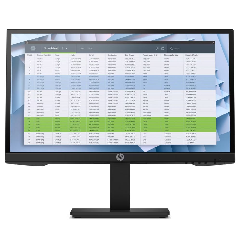 "Monitor HP 21.5"", P22 G4, IPS, 1920x1080 FHD, D-Sub, DP, HDMI crni"