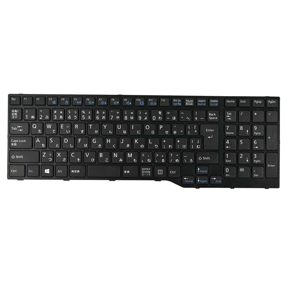 Tastatura za laptop Fujitsu AH544 AH564 AH574 AH53M AH42 AH555 srebrni frame sa misem
