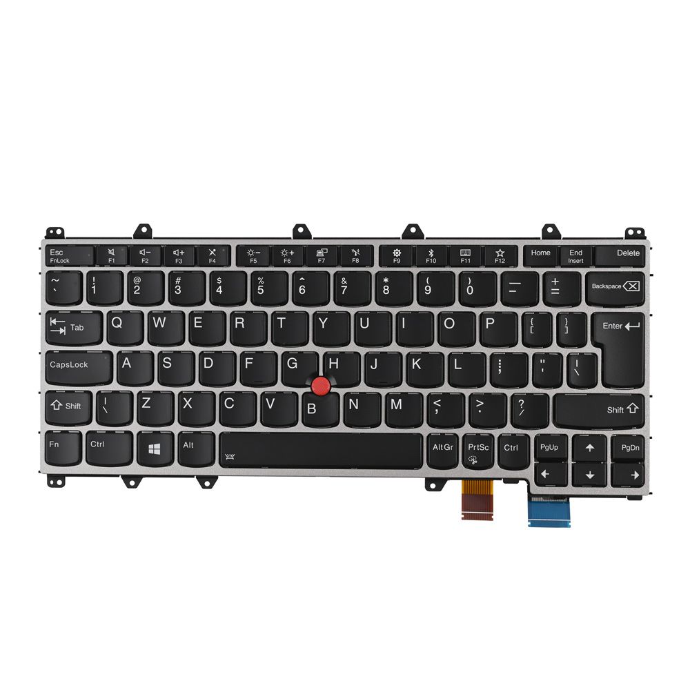 Tastatura za laptop Lenovo ThinkPad X380 Yoga sivi frejm veliki enter