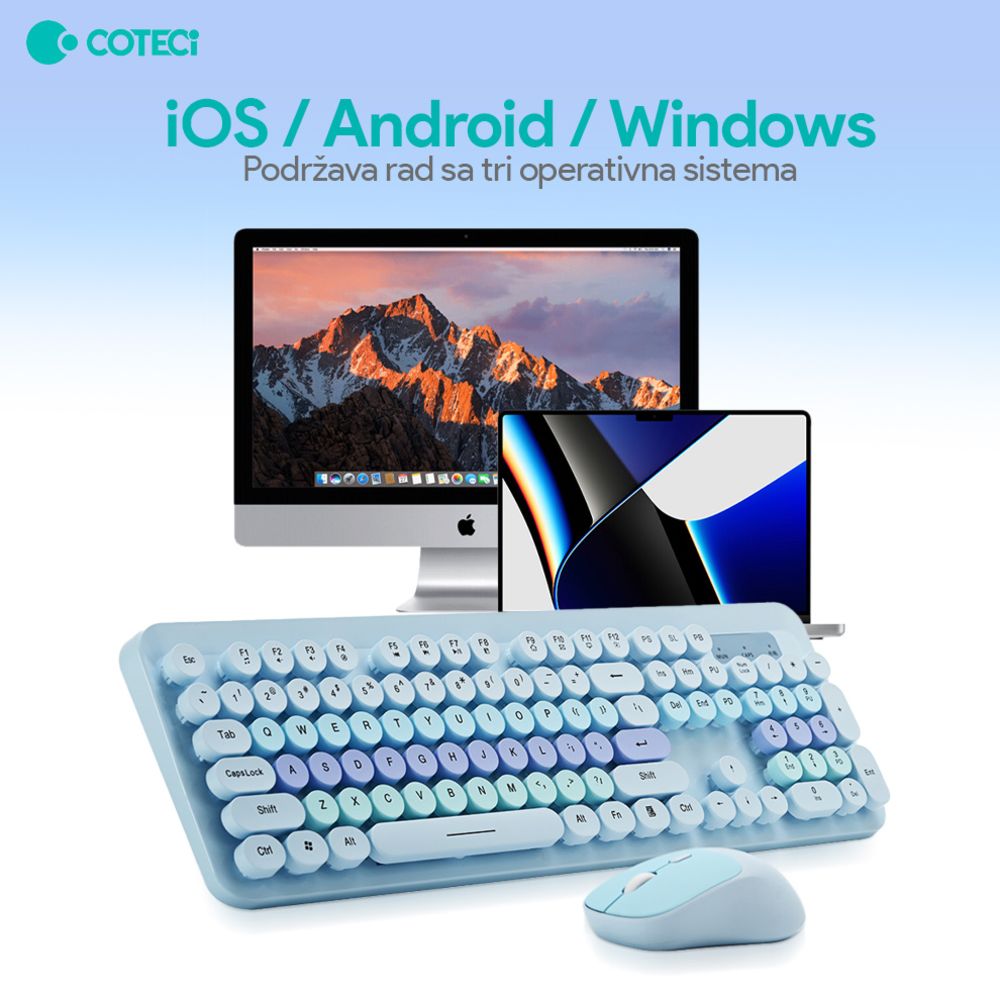 Combo mis i tastatura Coteci OF-054 bez