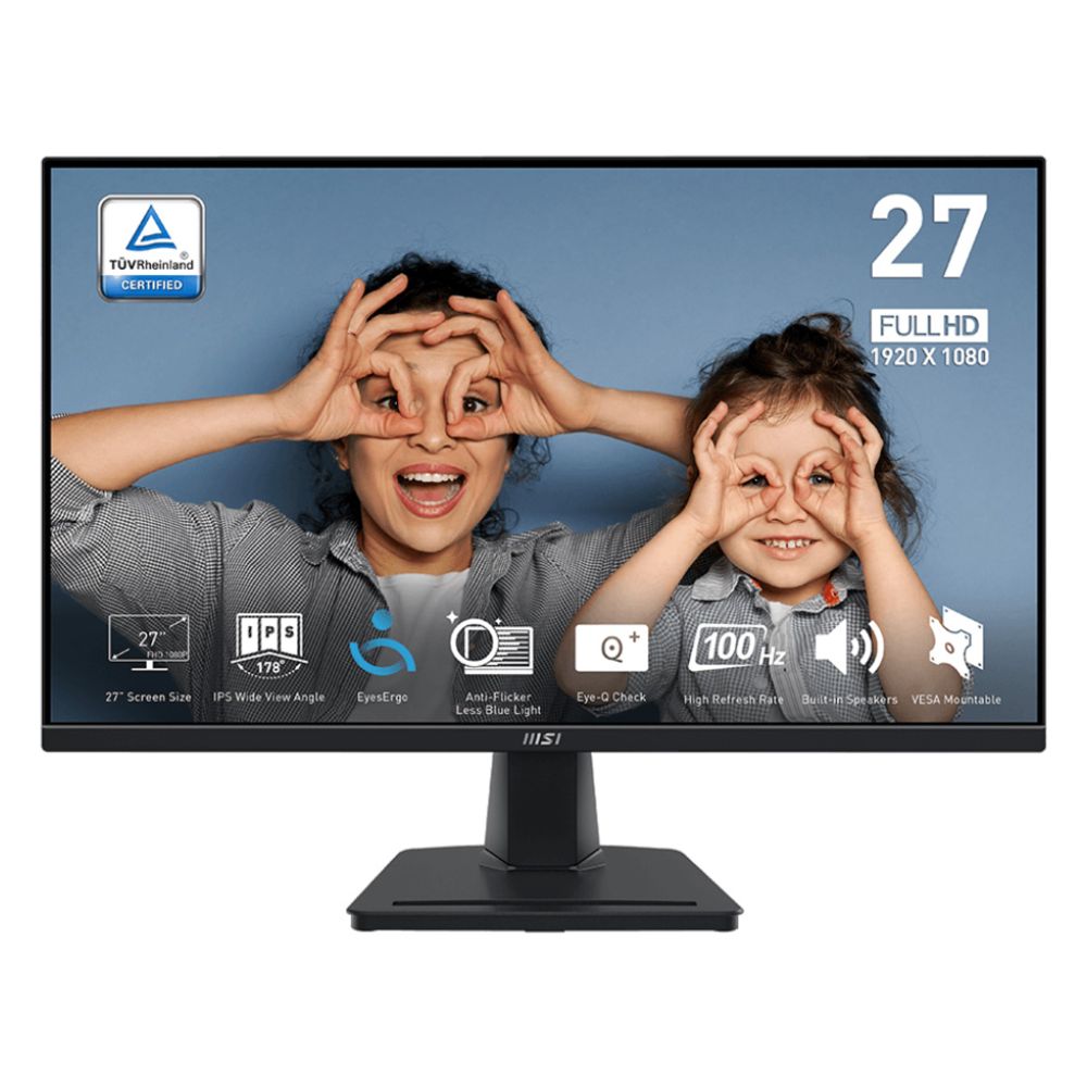 "Monitor MSI 27"", MSI PRO MP275, IPS, FHD, 100Hz, 1ms, HDMI / D-SUB"