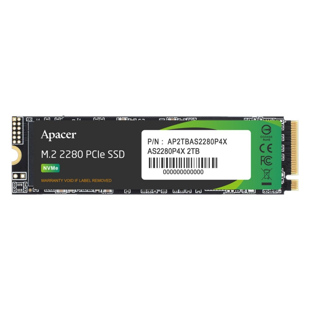 SSD M.2 NVME 512GB Apacer AS2280P4X 2100MBs/1700MBs