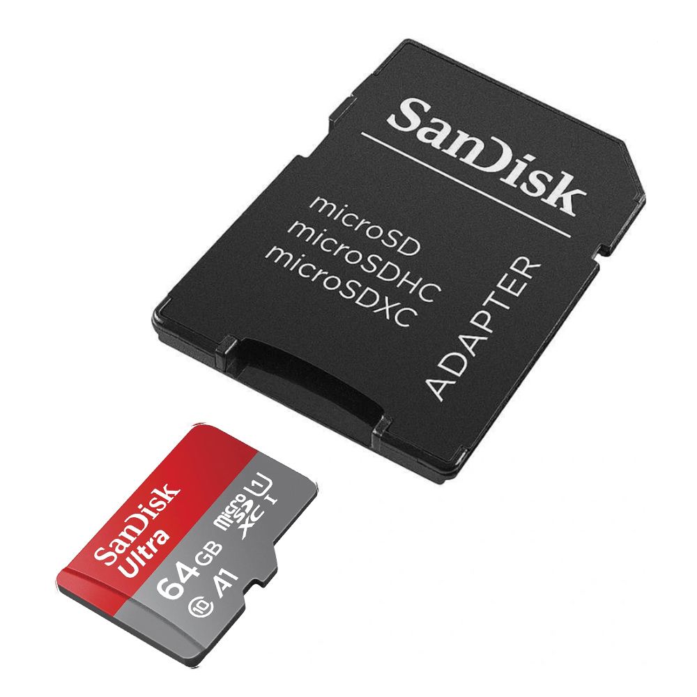Mem.Kartica SanDisk SDXC 64GB Ultra Micro 140MB/s A1 Class 10 UHS-I + Adapter