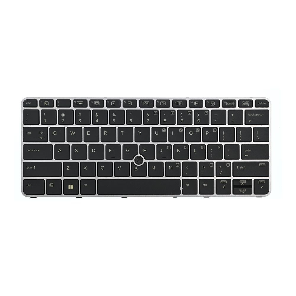 Tastatura za laptop HP 820 G3 sa misem sivi frejm