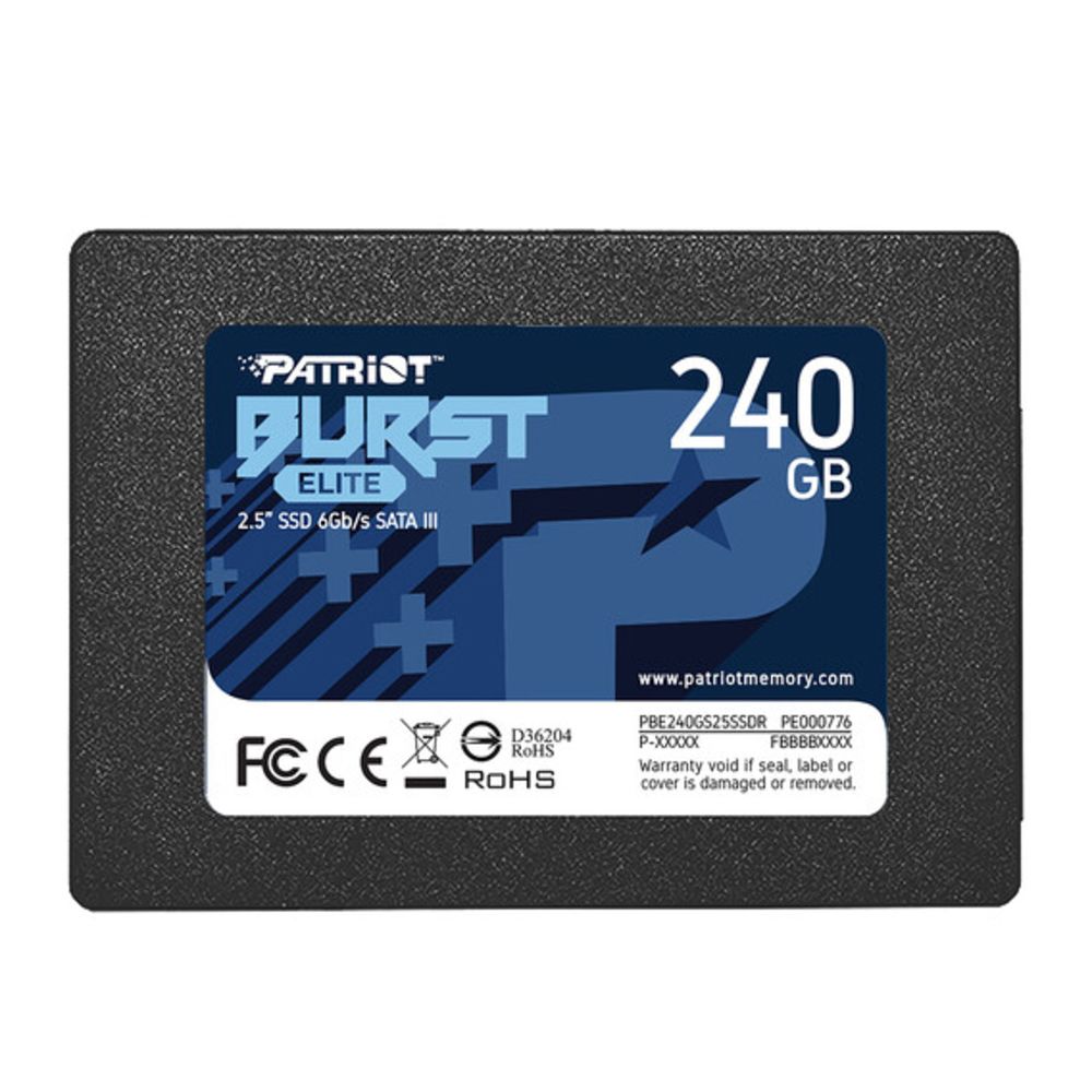 SSD 2.5 SATA3 6Gb/s 240GB Patriot Burst Elite 450MBs/320MBs PBE240GS25SSDR