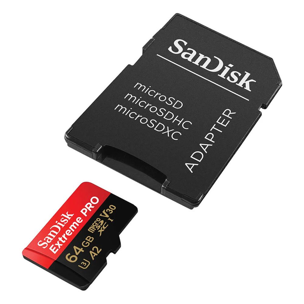 Mem.Kartica SanDisk SDXC Extreme Pro micro 64GB 200MB/s A2 UHS-I U3 V30+adapter