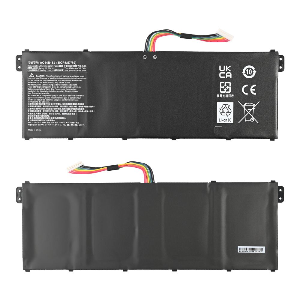 Baterija za laptop Acer ES1-533 11.31V 3246mAh AC14B18J HQ2200 M