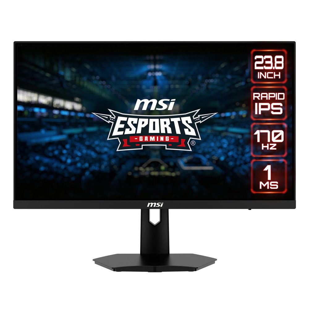 "Monitor MSI 24"", MSI G244F RAPID IPS, FHD, 170Hz, 1ms MPRT, 2xHDMI / DP"