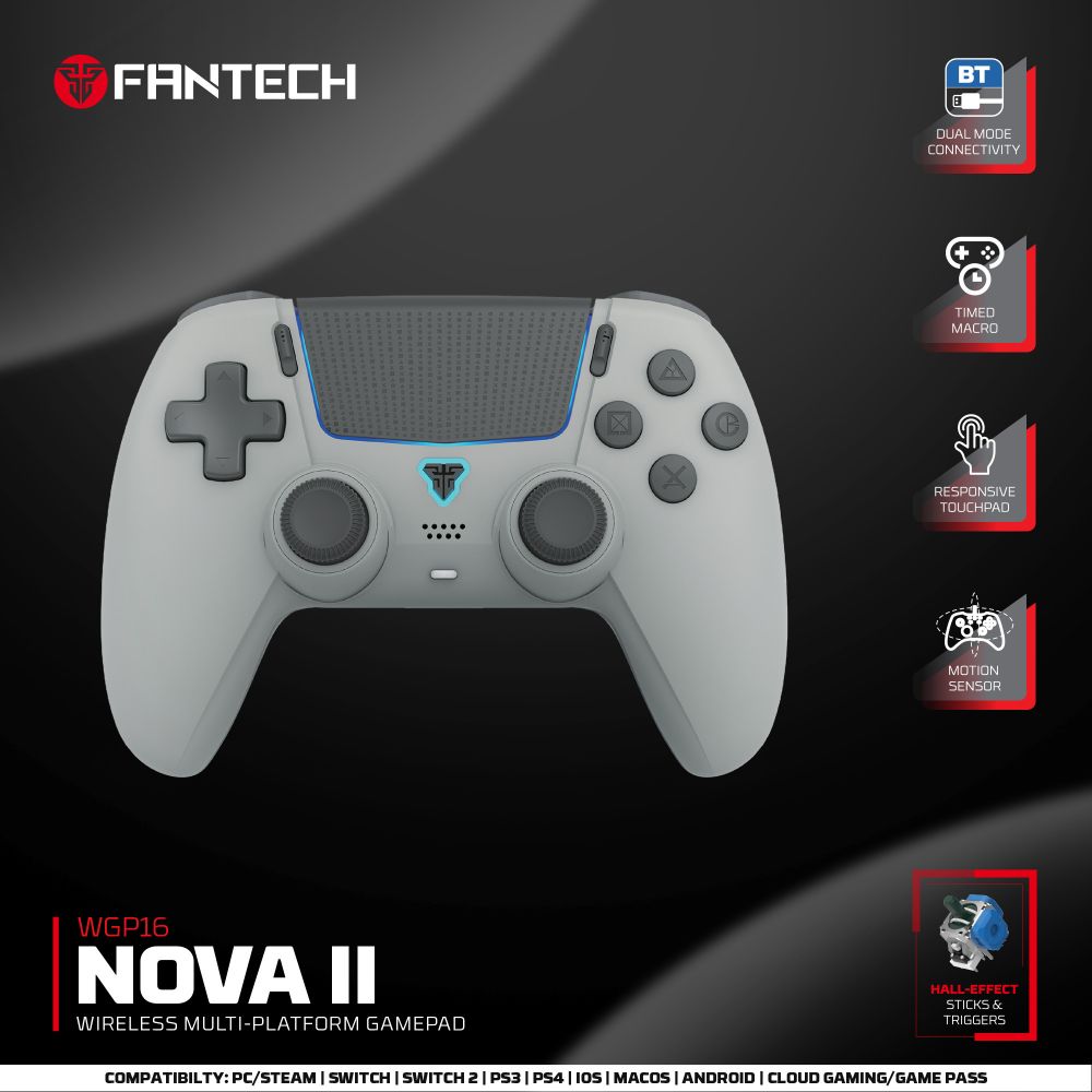 Joypad wireless charging dock Fantech ACGP05 WGP16, PS5 compatible sivi