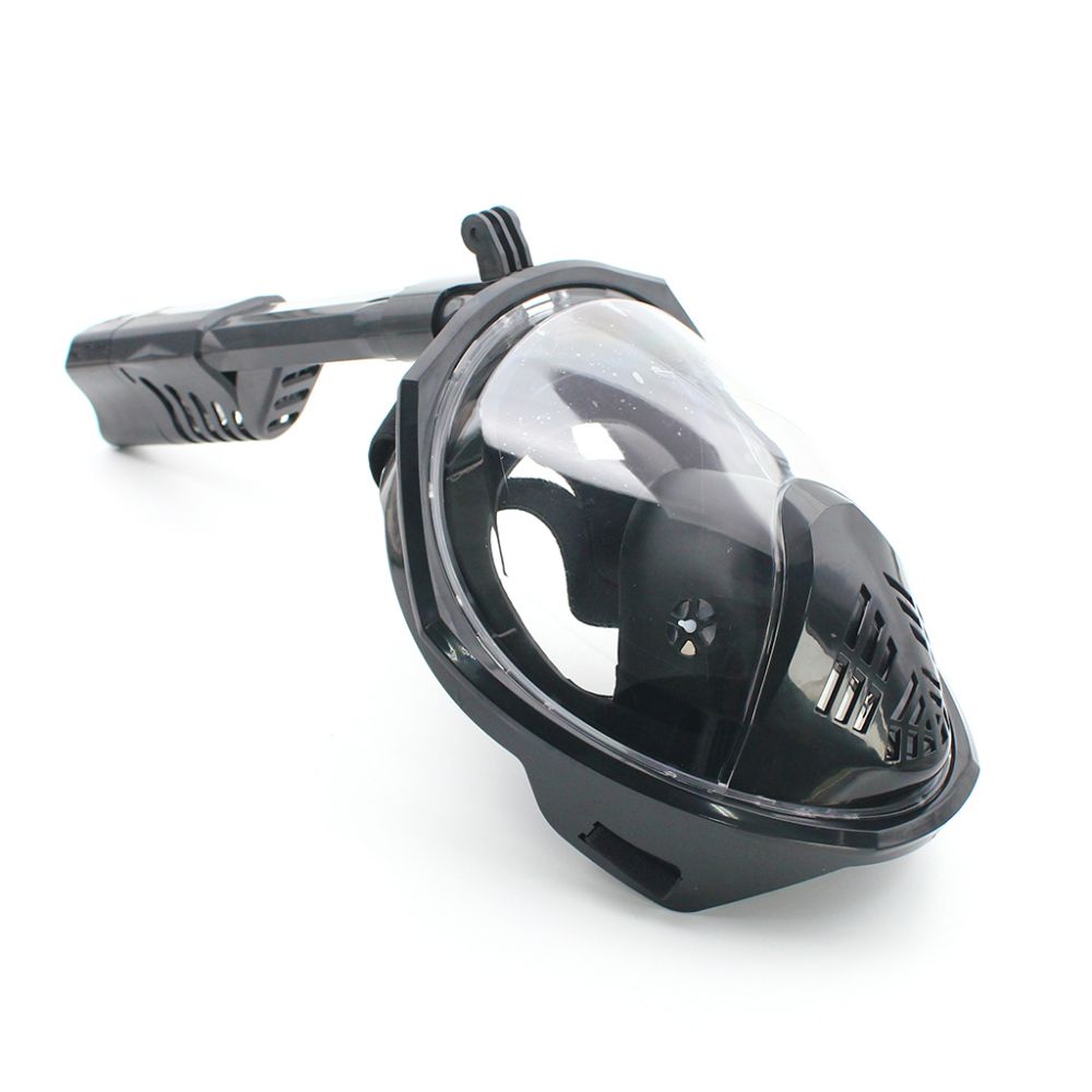 Maska za Snorkeling ronjenje X-412-5 sa kopcom za montazu akcione kamere crna