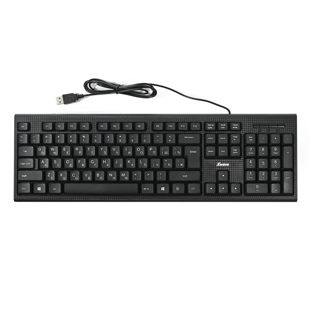 Tastatura USB Xwave X 09 USA slova+ cirilicna slova