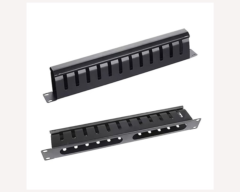 MAXPRO LINE Panel ranzirni 19 inča, kanalica, metalni, 1U