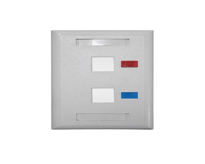 MAXPRO LINE Utičnica modularna, za 2 RJ45 modula, 120mm