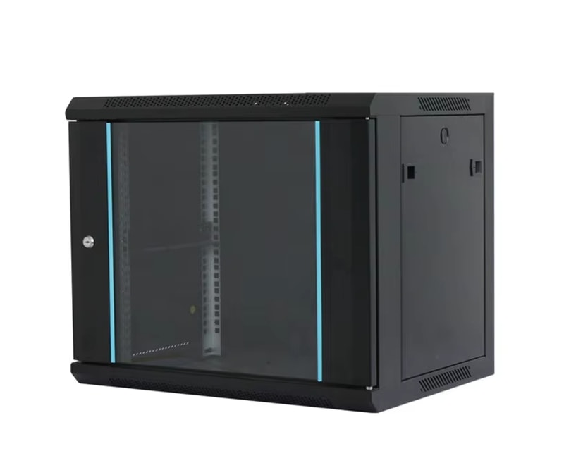 MAXPRO LINE Rack orman nazidni, 12U, 600x600, staklena vrata