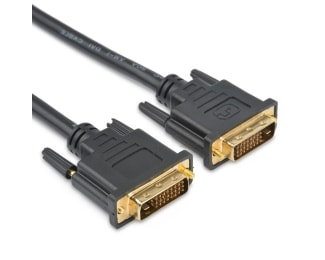 E-GREEN DVI-D - DVI-D M/M 2m crni