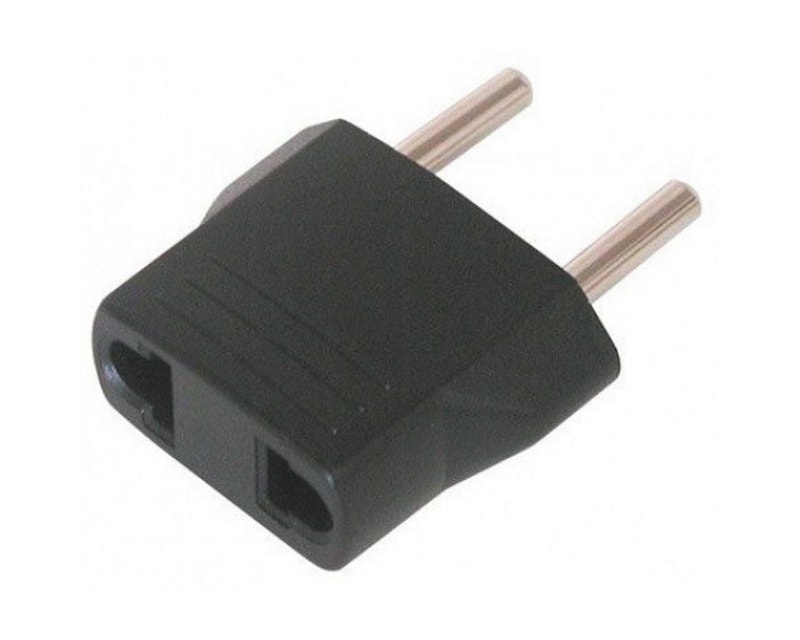 E-GREEN Adapter Euro utikač - USA utičnica crna