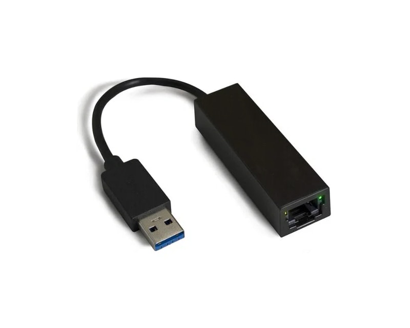 E-GREEN Mrežni Adapter USB 3.0 (M) - Gigabit ethernet RJ-45 (F) crni
