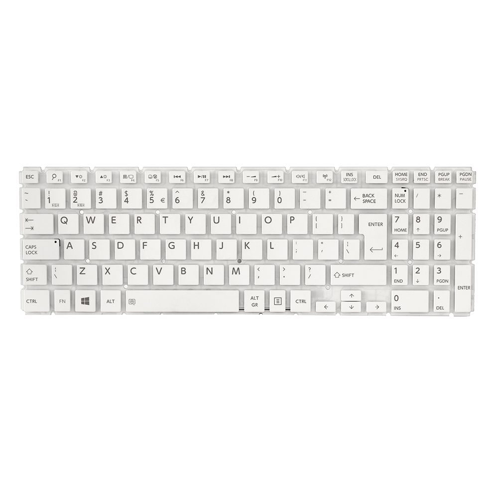 Tastatura za laptop Toshiba L50-B veliki enter bela