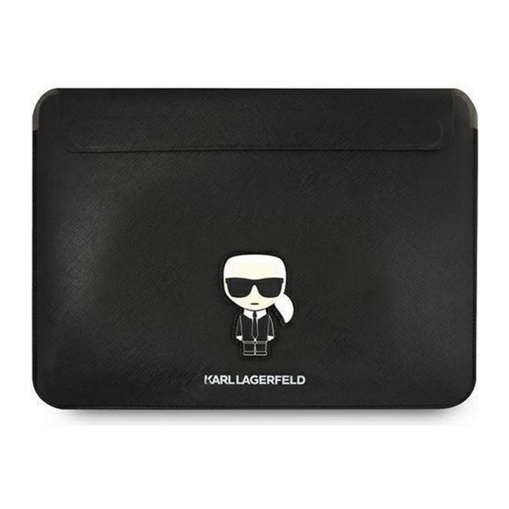 "Torba za laptop Karl Lagerfeld Sleeve Saffiano Ikonik 16."" crna (KLCS16PISFBK)"