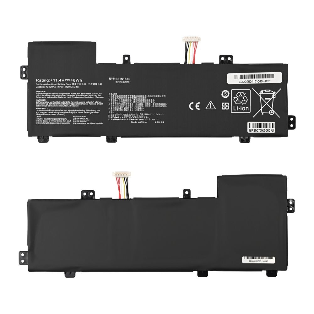 Baterija za laptop Asus Zenbook UX510 UX510UW UX510UX B31N1534 Series HQ2200 M